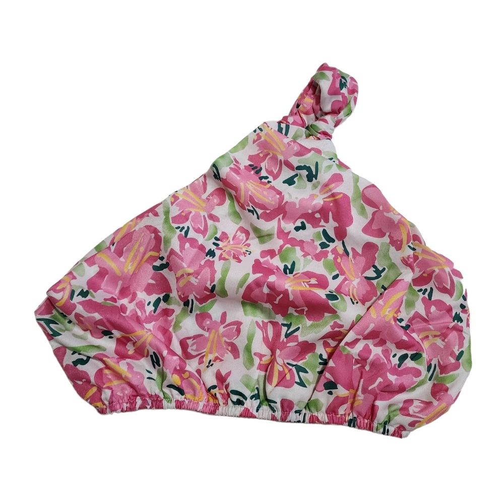 SHEIN Floral One Shoulder Top, Size S